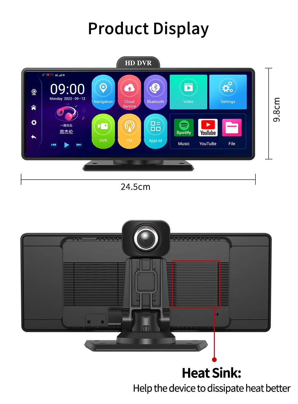 Android 10.0 ADAS Dash Cam - 10.26