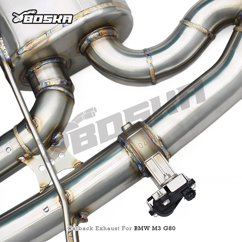 BOSKA 1 Catback Exhaust System for BMW M3 M4 M2 G80 G82 S58 G87