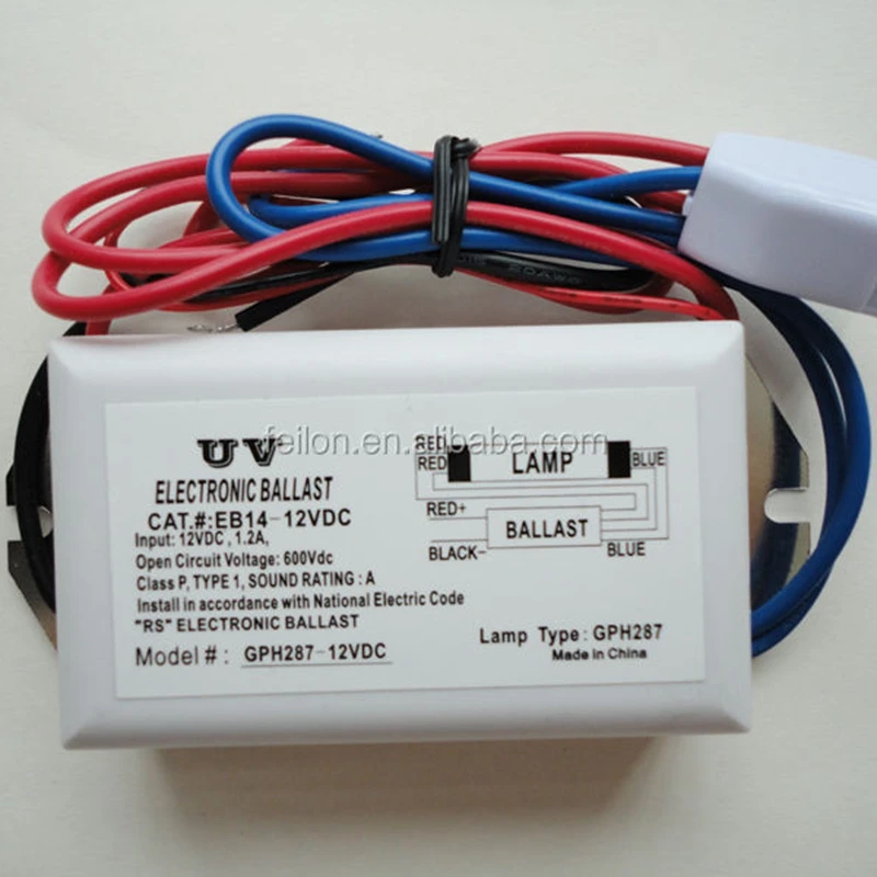Accept Customization 12v/24v Uv Ballast Can With 4 Pin Connector And Led Indicator Light Buy