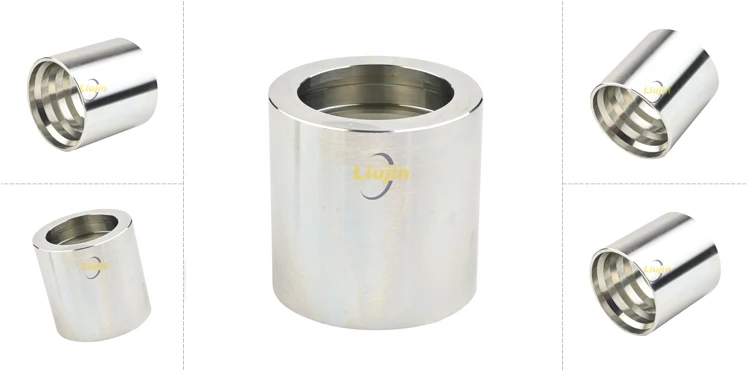 High quality hydraulic crimp ferrule manufacturer spare parts hydraulic hose