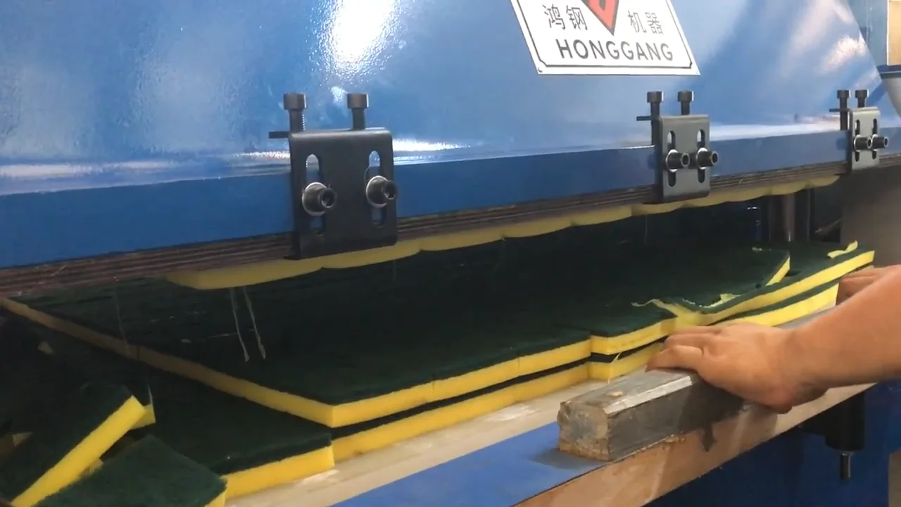 Kitchen Sponge Cutting Machine/ Shoe Polish Sponge Cutting Machine