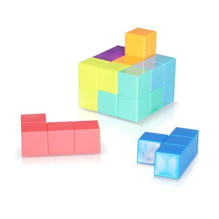 7pcs Diy Cube Brick Magnetic Blocks Educational Toys Magnet Toy - Buy ...