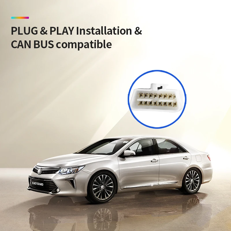 Easyguard  CAN BUS Compatible Plug and Play PKE Kit for toyota Camry  Push Start Button Remote Engine Start Keyless Entry