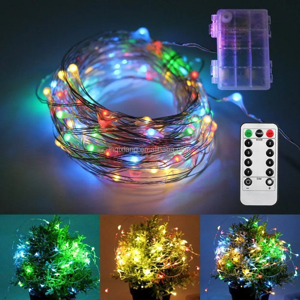 Led Copper Wire String Lights Usb Plugin Fairy Lights With Remote