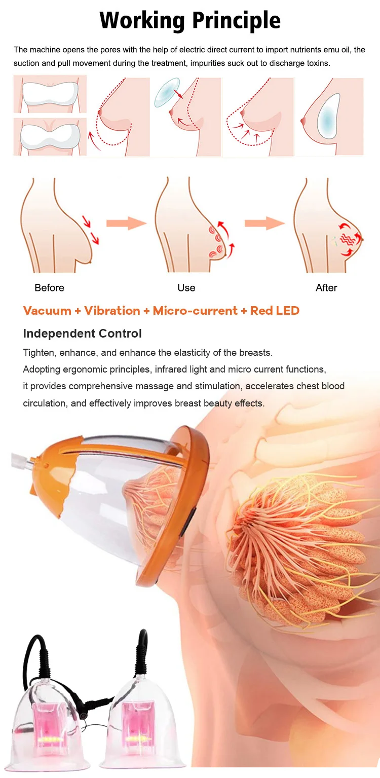 Vacuum Breast Enhancement Machine Butt Lifting Massage