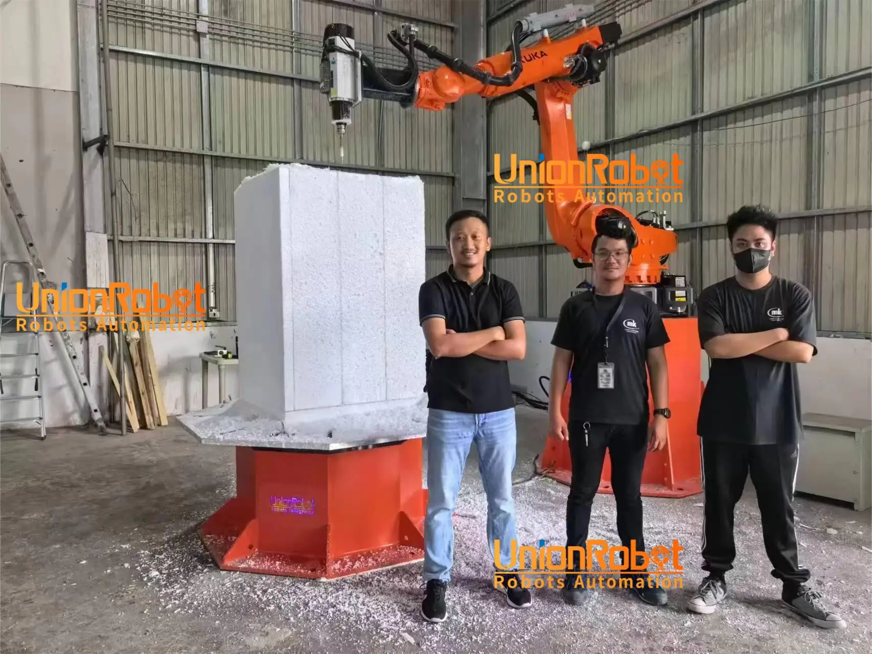 3D Sculpture 6 Axis Robot Arm Cnc Engraving for Wood Foam Stone