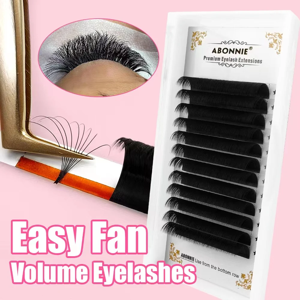 Abonnie Easy Fans Volume Lashes Extensions Auto Fans Eyelashes