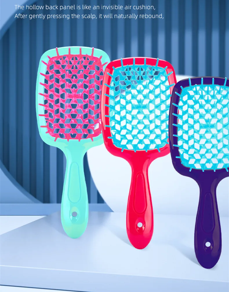 Tiktok Popular Hairbrush Rts Small Moq Customized Logo Detangling The