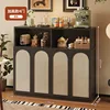 ZHG03C07 Taquilla alta, cuatro puertas, 130cm, negro, 109cm