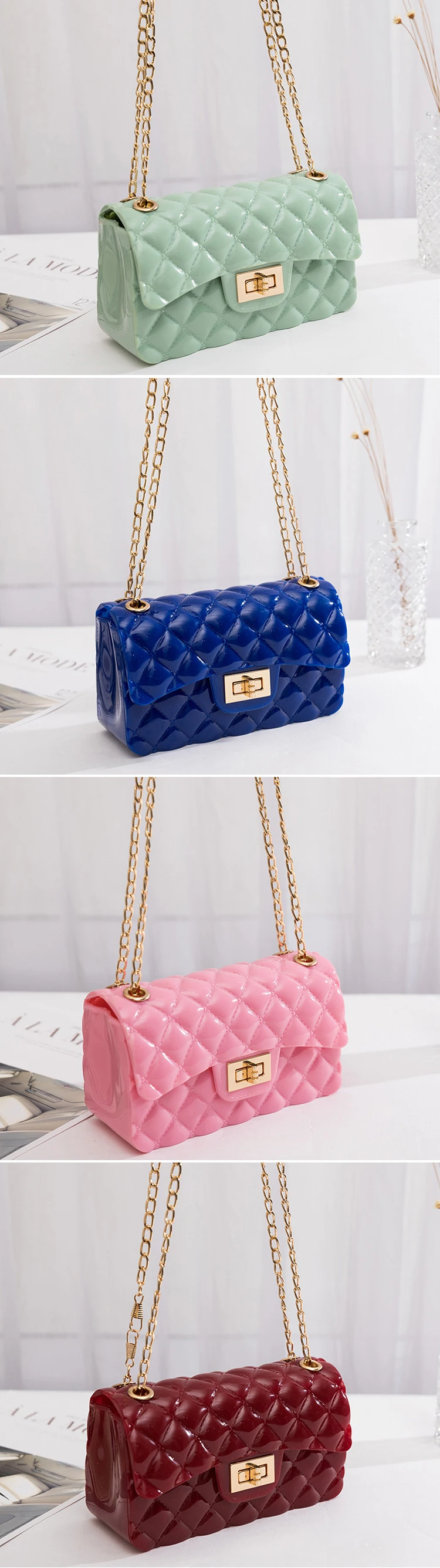 Bolso femenino Bolsa de bolsa de mujer pequeña bolsa pequeña versión  coreana de la tendencia de patrón de cocodrilo bolso diagonal de un hombro  mujeres comprar a buen precio — entrega gratuita,