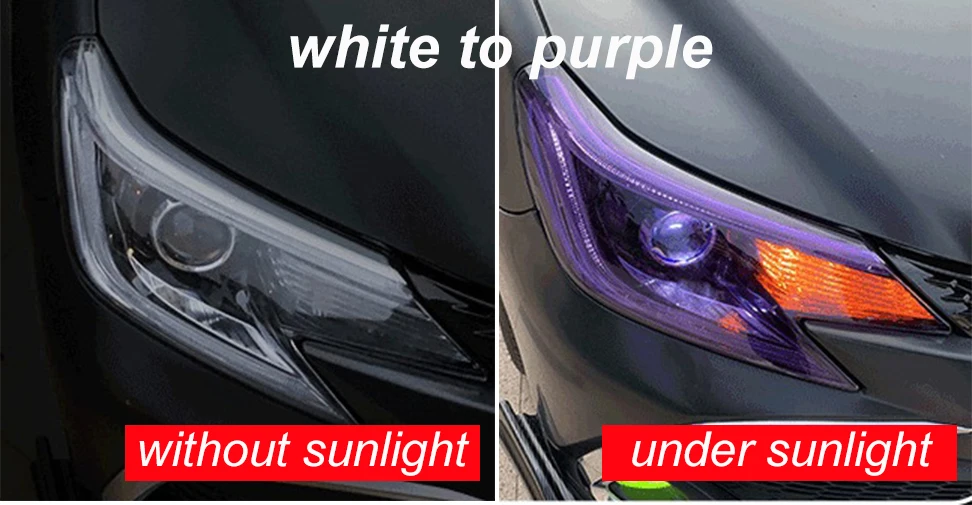 Anti Yellowing Purple To White And Black To White Automotive Ppf Film