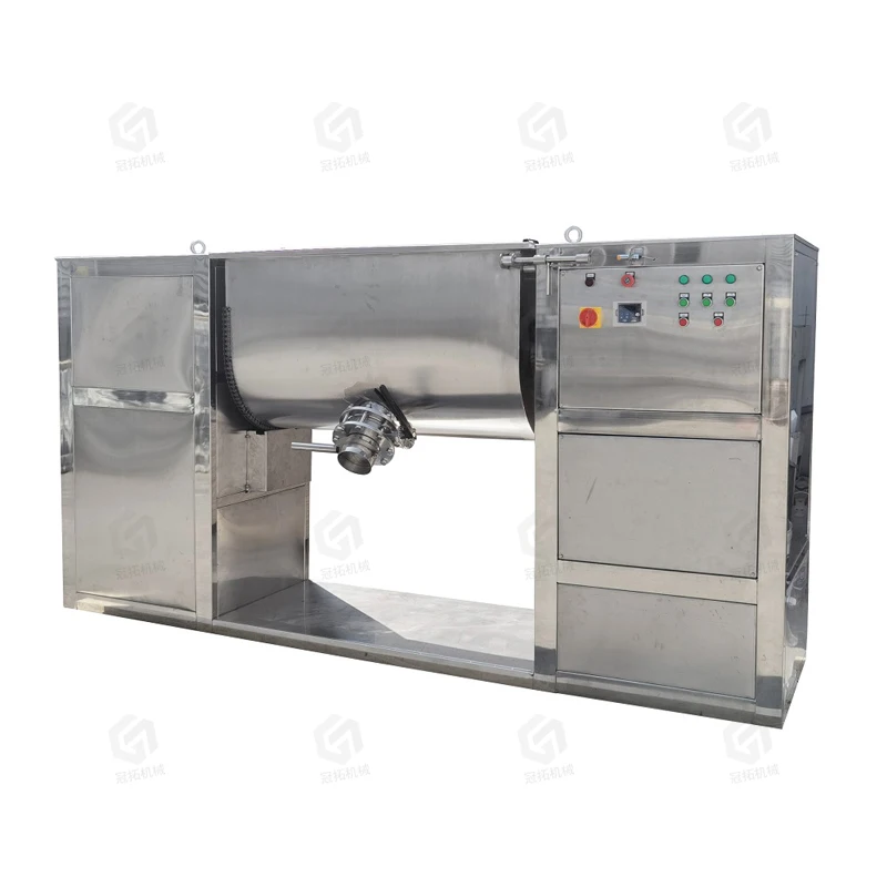 100kg Stainless Steel Ribbon Mixer Powder Mixer With Packing Single Shaft Ribbon Mixer Buy