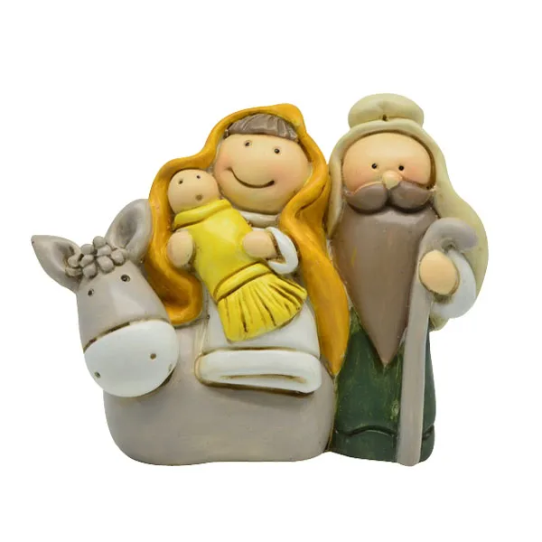 religious holy family christmas figure mary joseph and baby