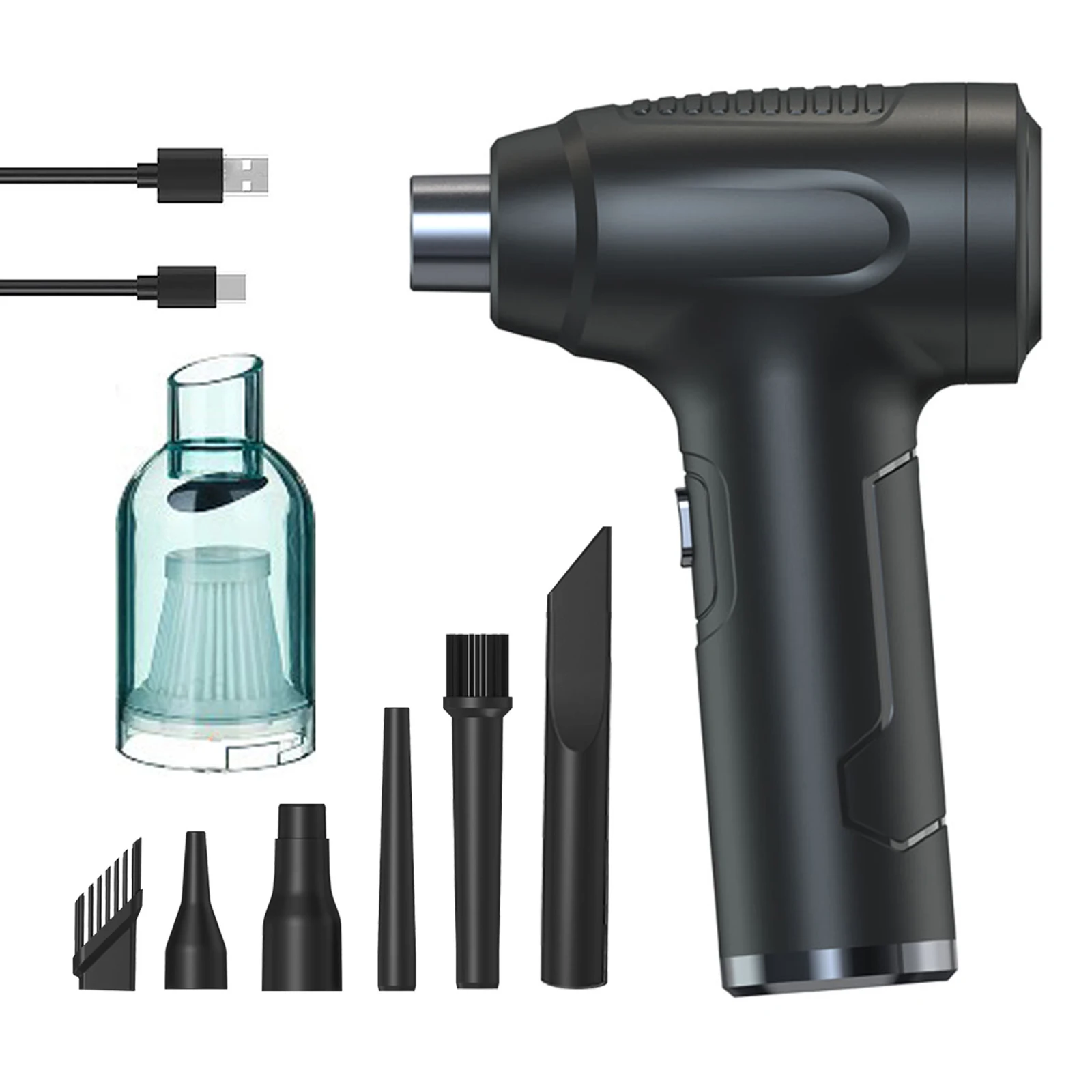 4 в 1 портативный пневматический насос для быстрого наполнения наматрасник беспроводной Перезаряжаемый воздушный пылесос автомобильный воздуходувка