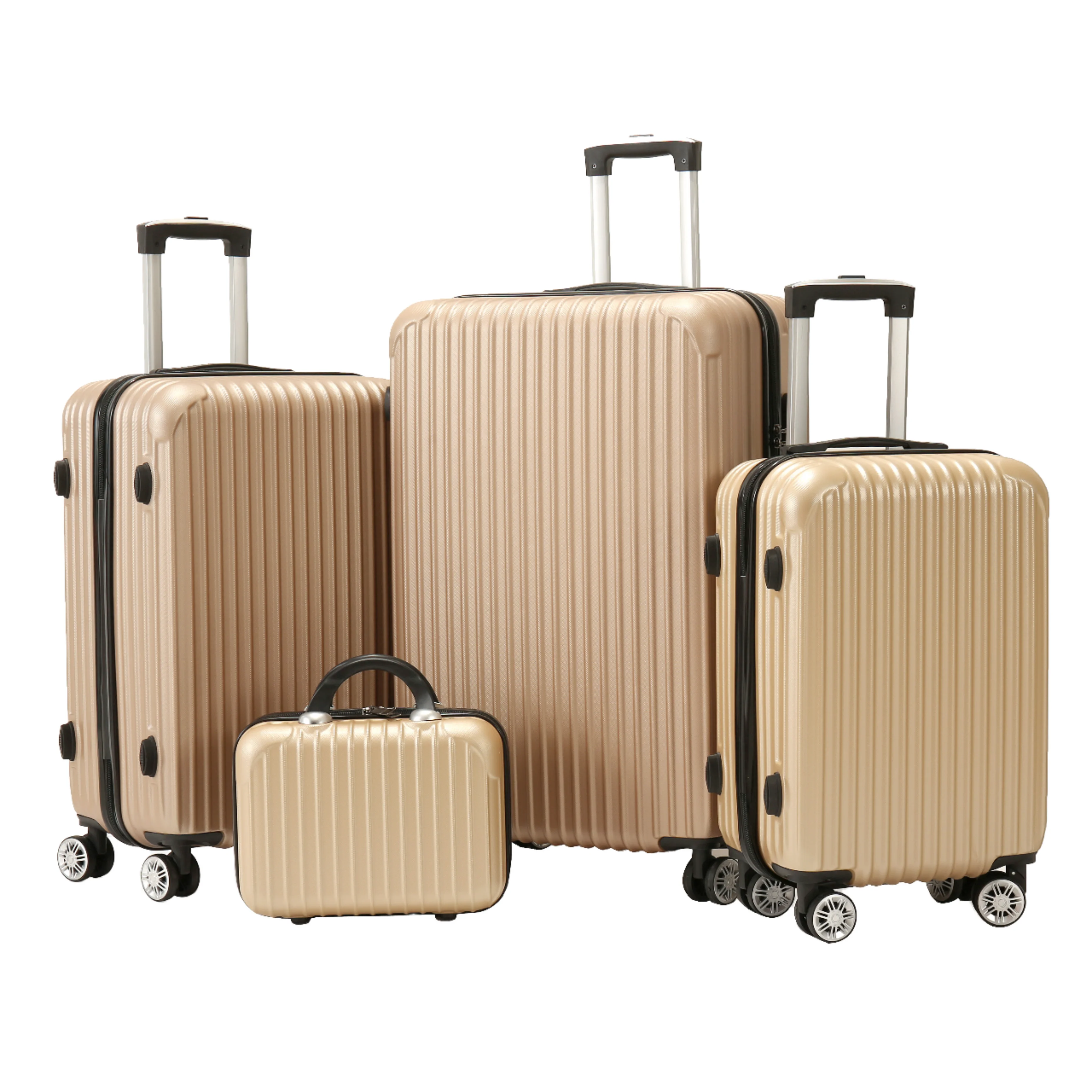 4Pcs Durable ABS PC Suitcases 20 24 28 Inch Travel Corner Guards Factory Sample Available for Business Trip Luggage High Quality