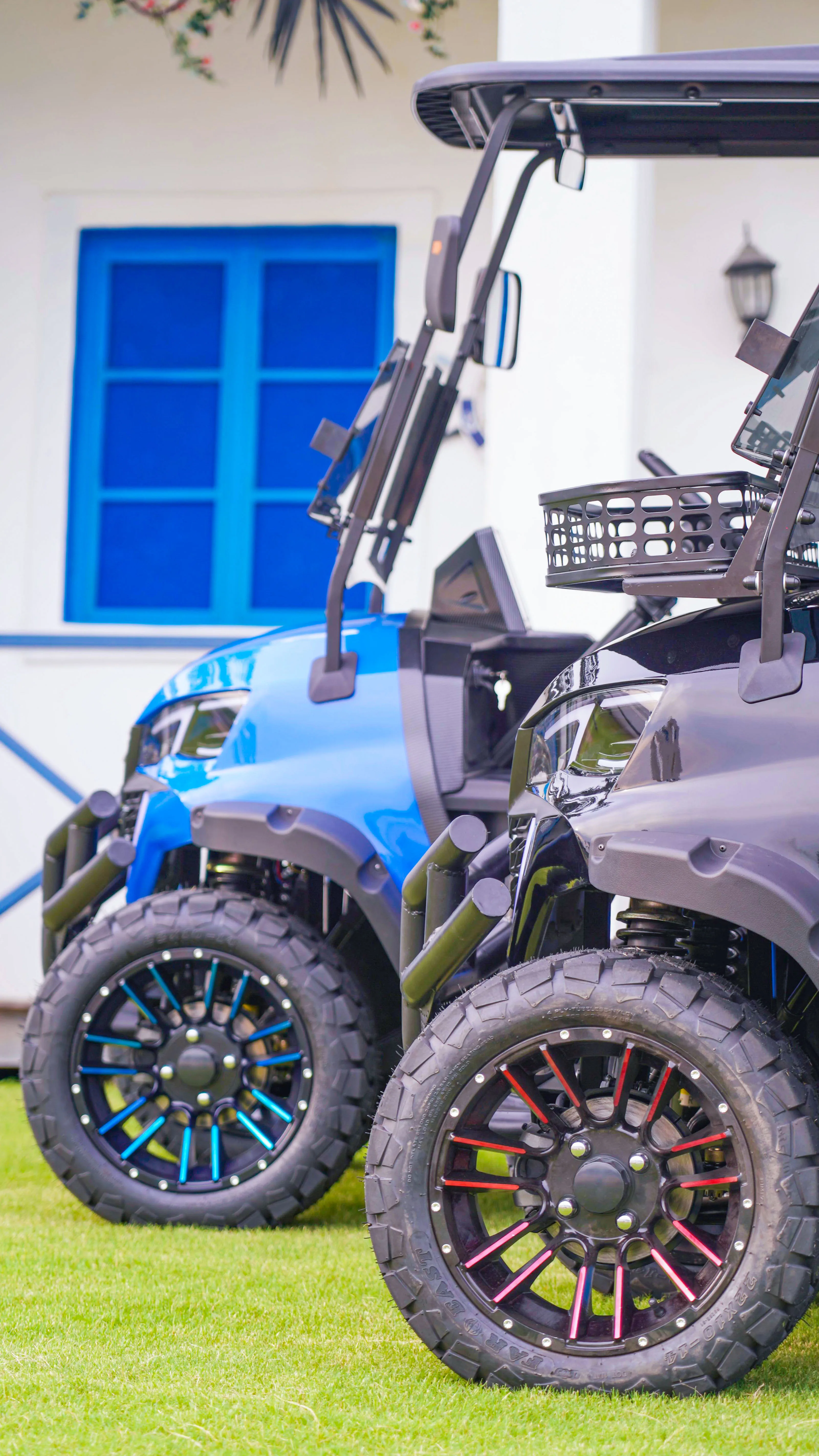 Customized Lifted Electric 4x4 Golf Cart 6 Seat Dune Buggy With Utility