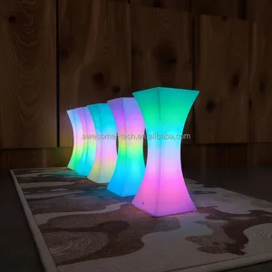 Rechargeable Colorful Plastic LED Bar Table Color Changing 16 Colors LED Bar Furniture for Night Club