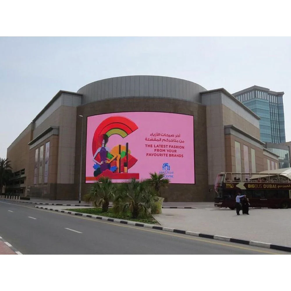 P6 Outdoor Circular Sign Board Curved Led Display Panel