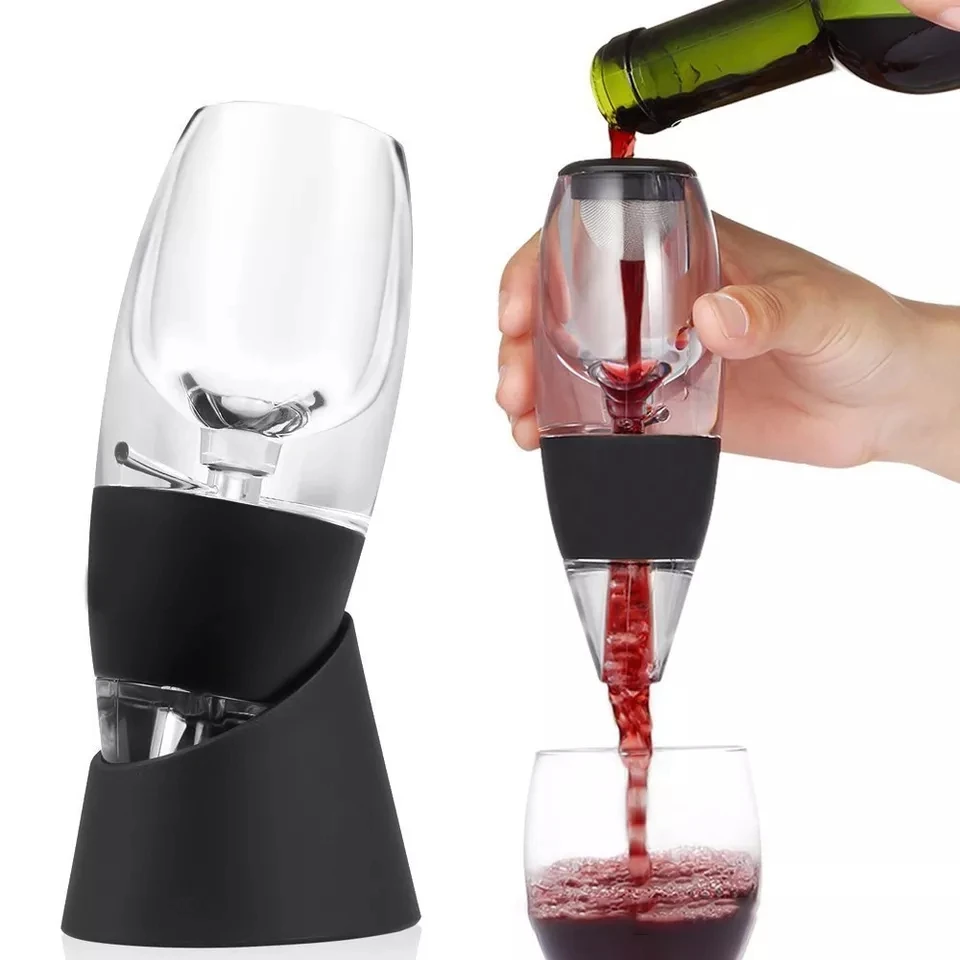 CL566 Portable Red Wine Decanter Aerator Bar Accessories Wine Whisky Quick Decanter Red Wine Decanter Aerator