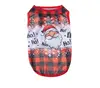 Red and Black Checkered Santa Claus