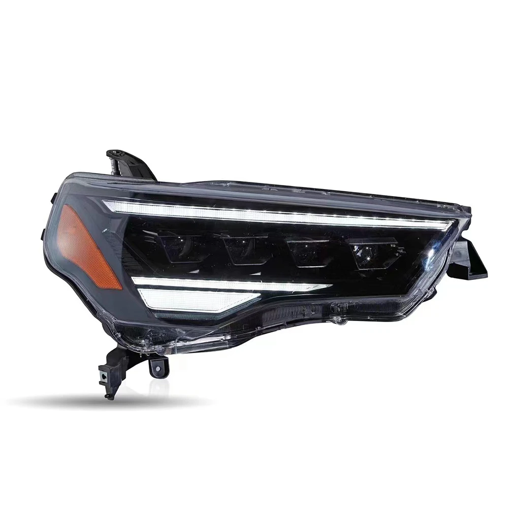 Lens plate Headlamp with Sequential turning signal front car lamp FOR TOYOTA 4 runner details