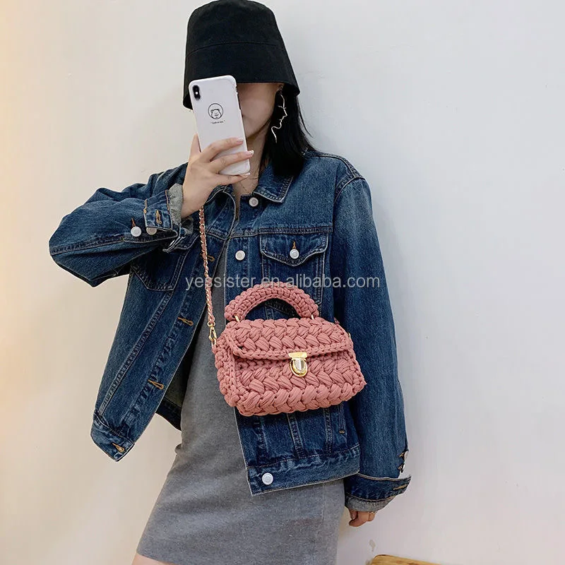 Multicolor Marshmallow Crochet Bag Crochet Supplies Manufacturers