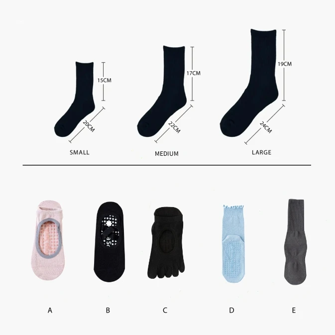 Custom Jacquard Yoga Socks view 4