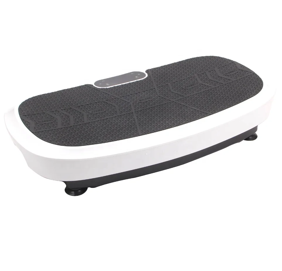 3D Oscillating Whole Body Vibration Machine Home Use Fitness Plate Vibrator Massager with Rope Electromagnetic Type