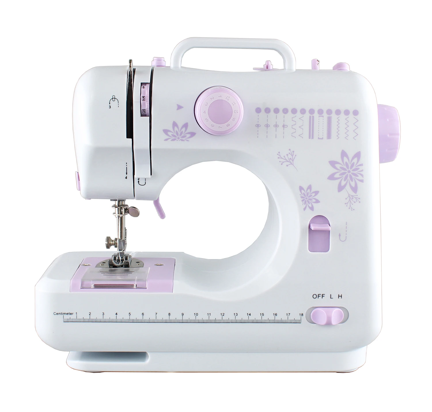 Mini Portable Electric Apparel Sewing Machine FHSM-505G Sewing Maquina De Coser Factory Price