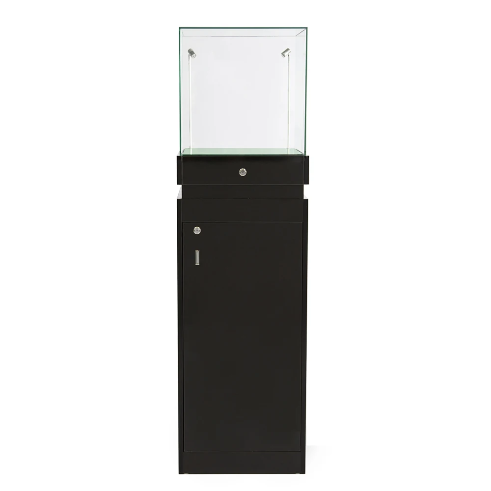 2022 New Design Customized High Quality End Glass Wooden Modern museum Display case for Product Display