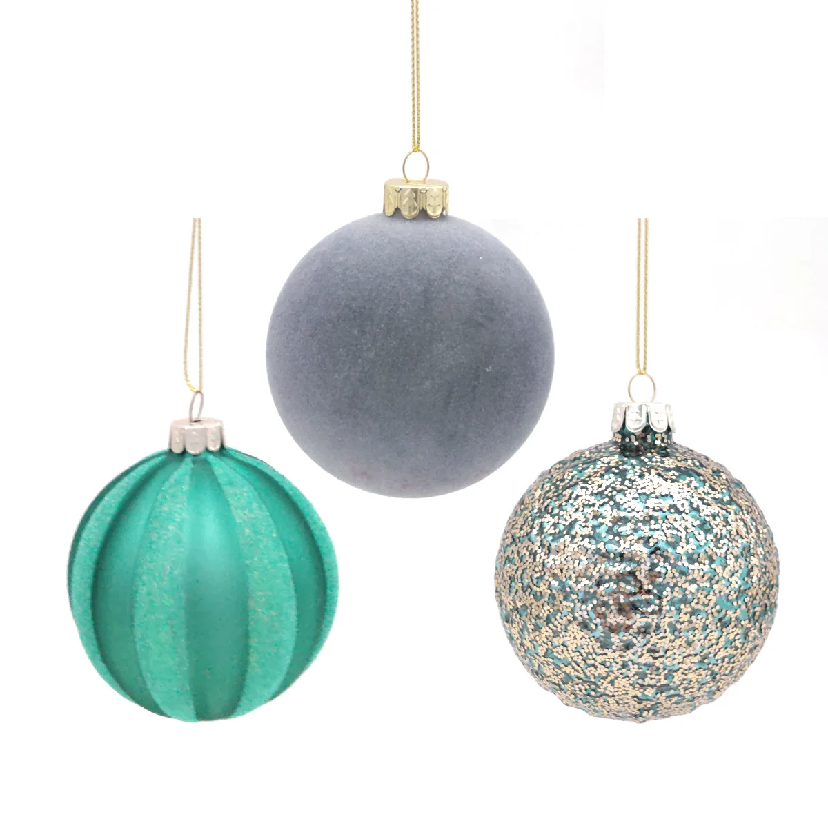 personalized big christmas hanging balls led christmas glitter glass baubles