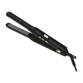 Mini Ceramic Pencil Flat Iron Professional Salon OEM Hair Straightener 1/3 Inch Hair Flat Iron For Men Beard Short Hair