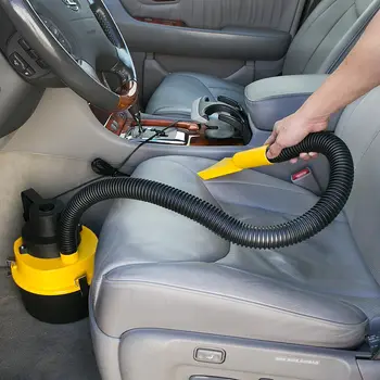 Portable Handheld Yellow Dry and Wet Car Vacuum Cleaner