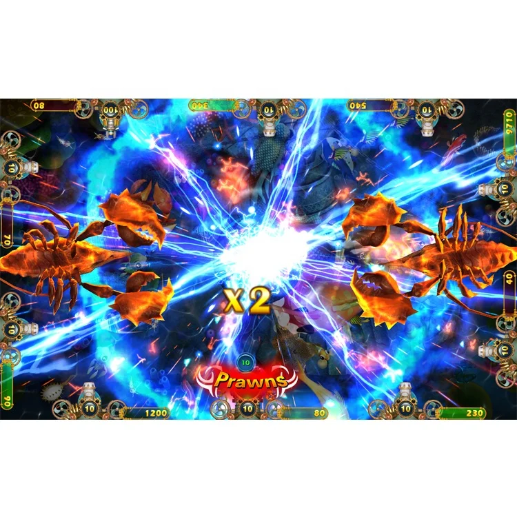 10 Player Fish Game Table - Wolf Revenge Fish Game Machine