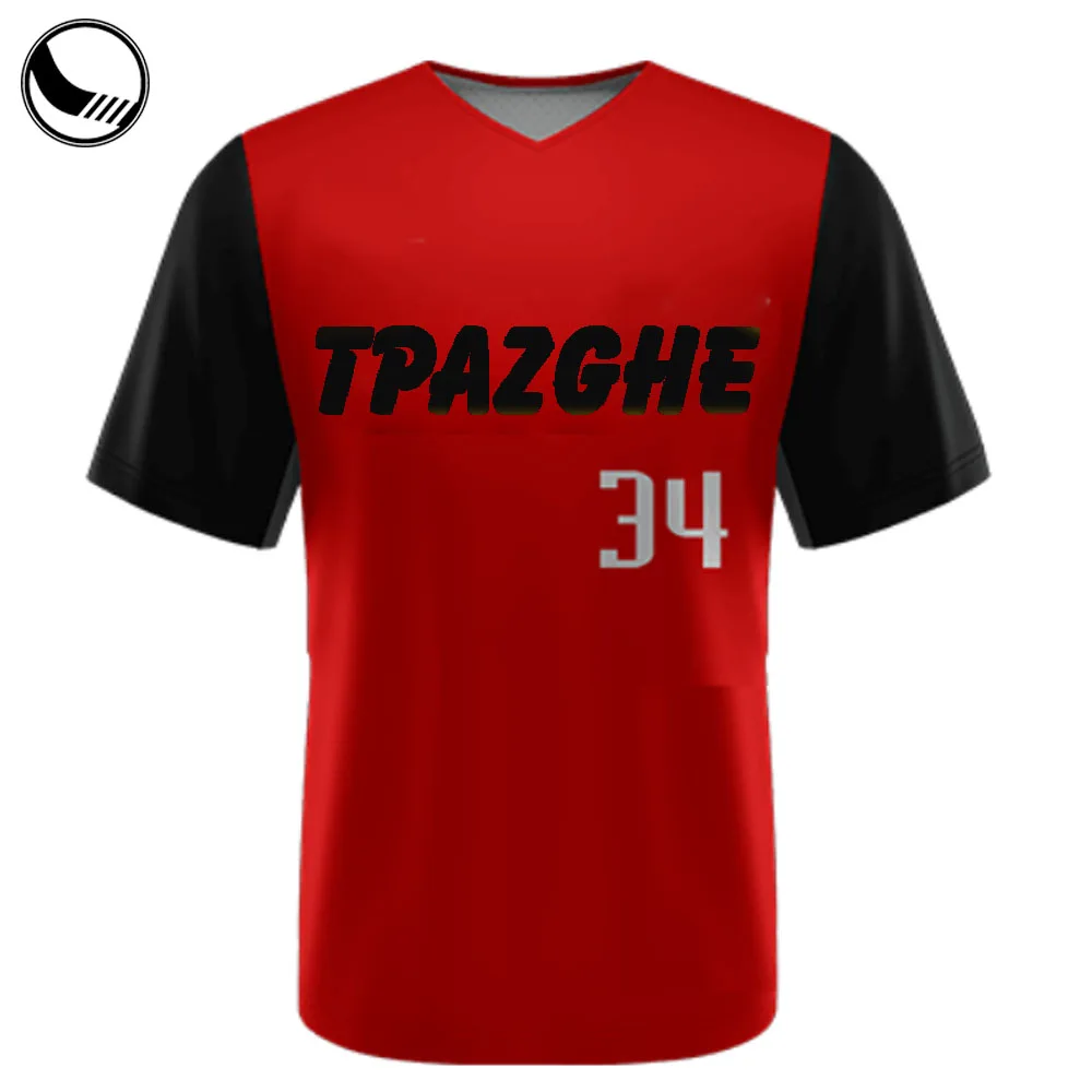 Mens Plus Size Plain Blank Unisex Baseball Tshirt Jerseys