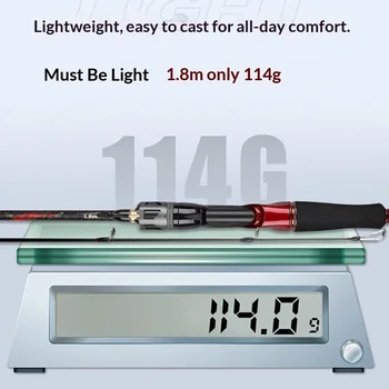 Carbon Luya Rod M/ML/MH Gun Straight Ultra Light Remote Sea Fishing Rod Coil Hit Heiweihai Factory Lure Fishing – Rod – view 5