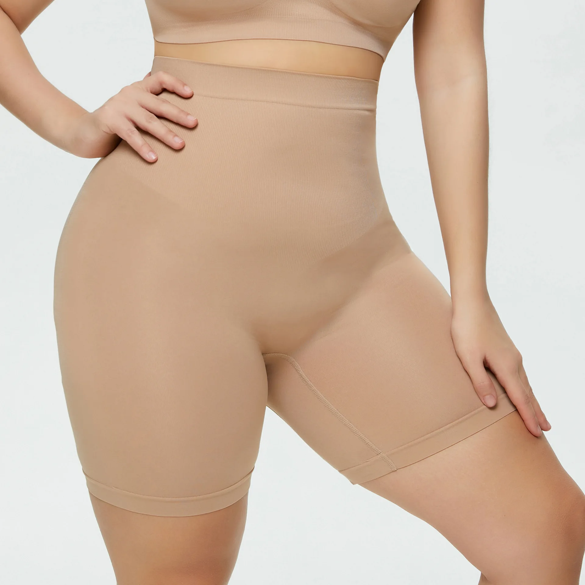 Wholesale High Quality Seamless Butt Lifting High Waist Shaping Shorts