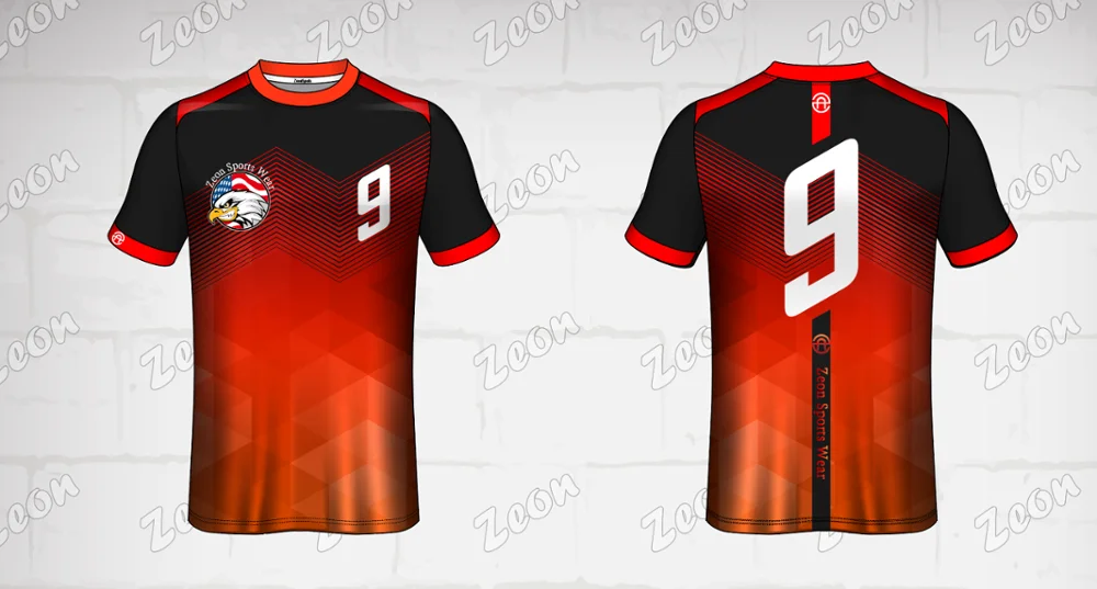 Factory OEM ODM Customized Blue Design Team logo High Quality Professional Soccer Jersey Football Shirts