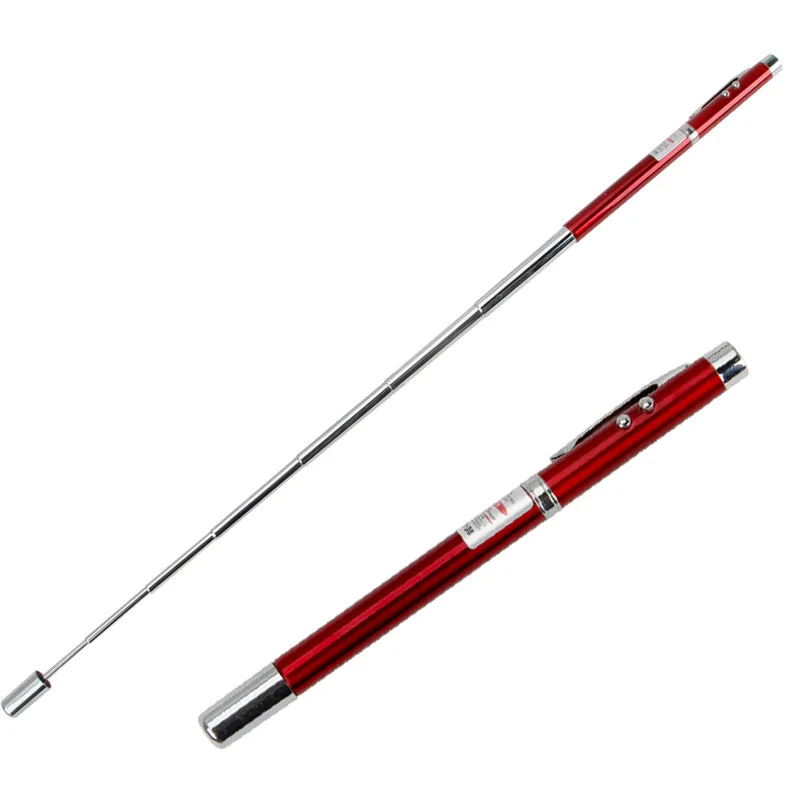 Multifunctional 4-in-1 LED Touch Laser Pen Ballpoint Convenient Accessory with 1.0mm Metal Writing Width and LED Light Screen