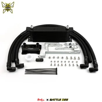 AN10 Aluminum 19 Rows British Type Car Engine Oil Cooler Cooling Radiator for Mercedes-BENZ M278 M157 4.7/5.5L V8 BB-OCK-157