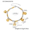 E672-gold diy multi-accessory bracelet 1656cm
