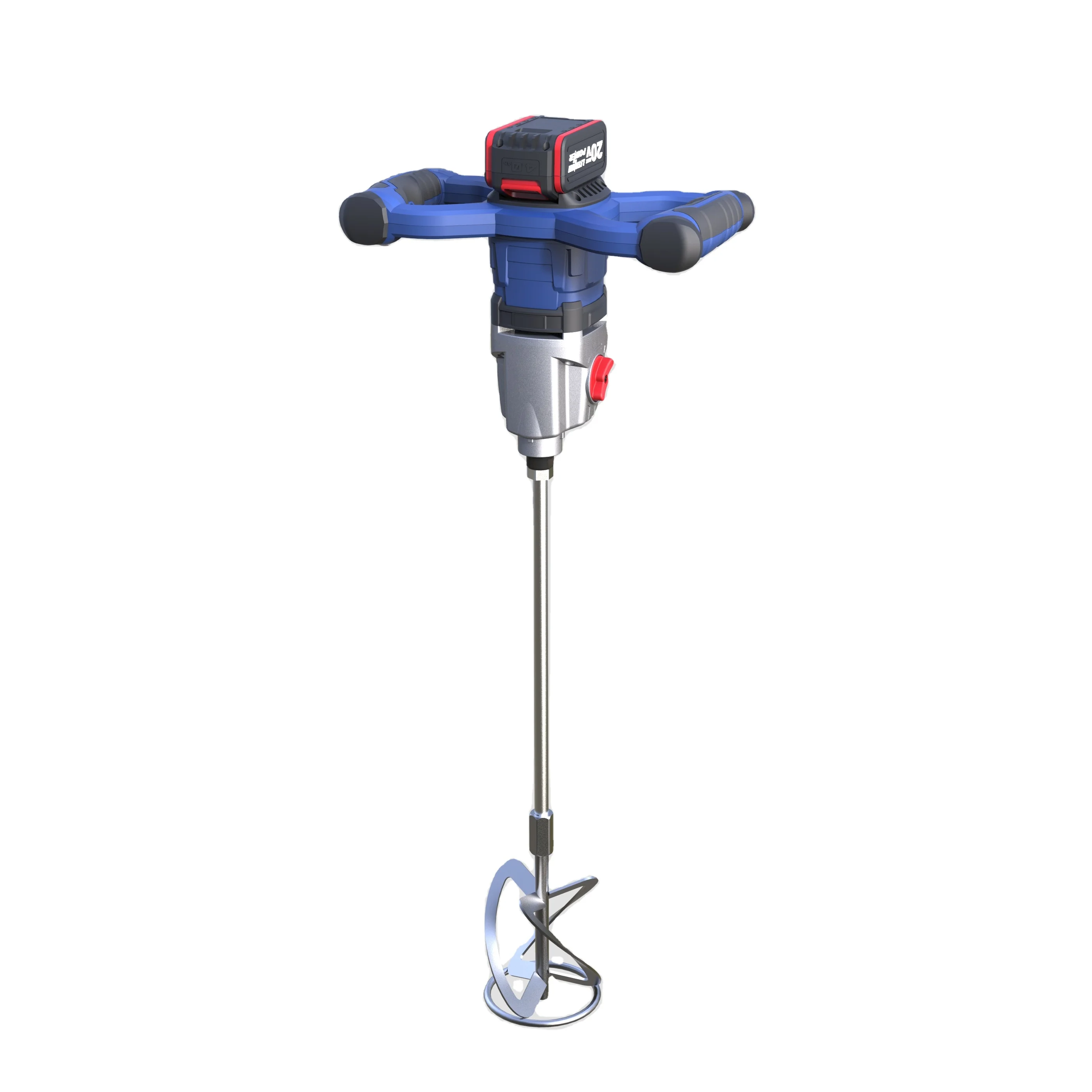 Double Speed Handheld Cordless Concrete Cement Mixer Pro Thinset Mortar