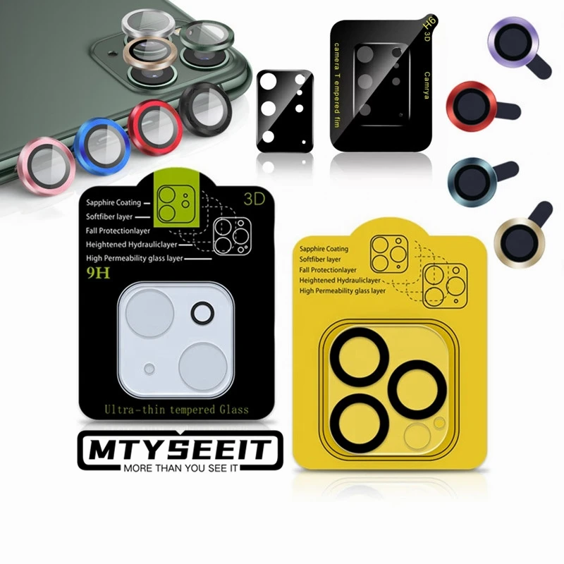 Ultra Compatible Tempered Glass Camera Lens Screen Protector for iPhone 14 Plus 13 Pro Max 13 Pro 13 Mini 12 Pro Radian
