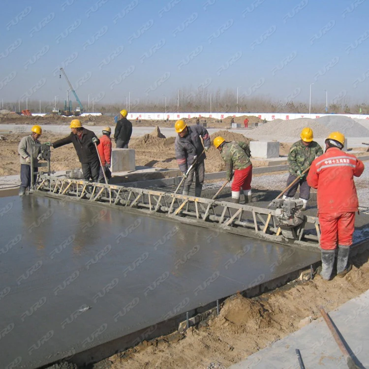 High Efficiency  8-11m Surface Bridge Construction Machinery Work New Type Engine Electric Motor Truss Screed Concrete Machine