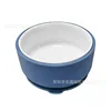 Dark blue ceramic round bowl