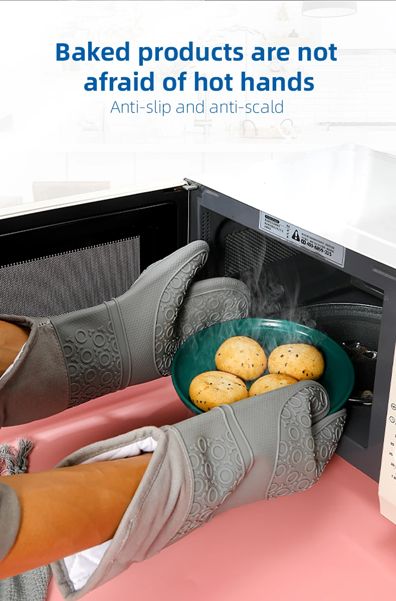 Waterproof Steam Resistant Good Grip Oven Mitt Set Soft Lining Oven Mitts Buy Oven Mitts,Soft