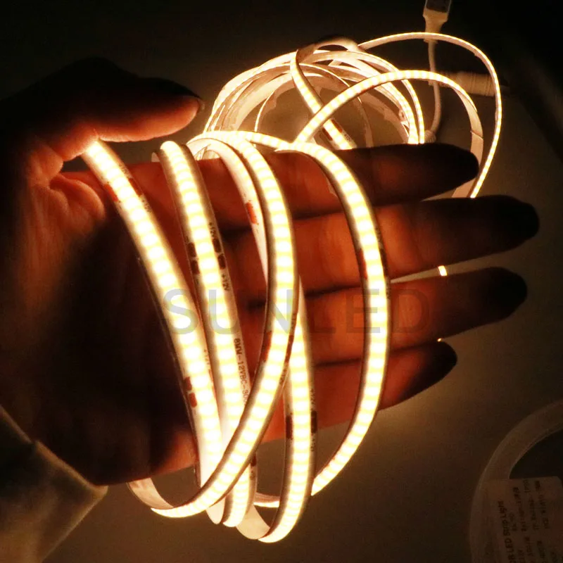 Sunled Factory LED Strip IP20 COB Strip Set Dc12v 300leds w Ww Cw LED COB Strip