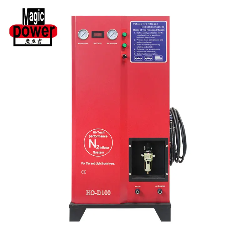 KJ-100 95-99% Nitrogen purity Car nitrogen tire inflator machine automatic nitrogen tire inflator