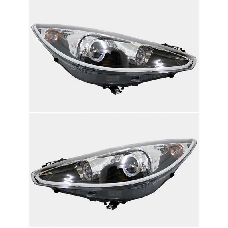 Customized Full LED Headlights for Peugeot 308 2010-2014 Bi-xenon Projector Lens Front Lamps With DRL