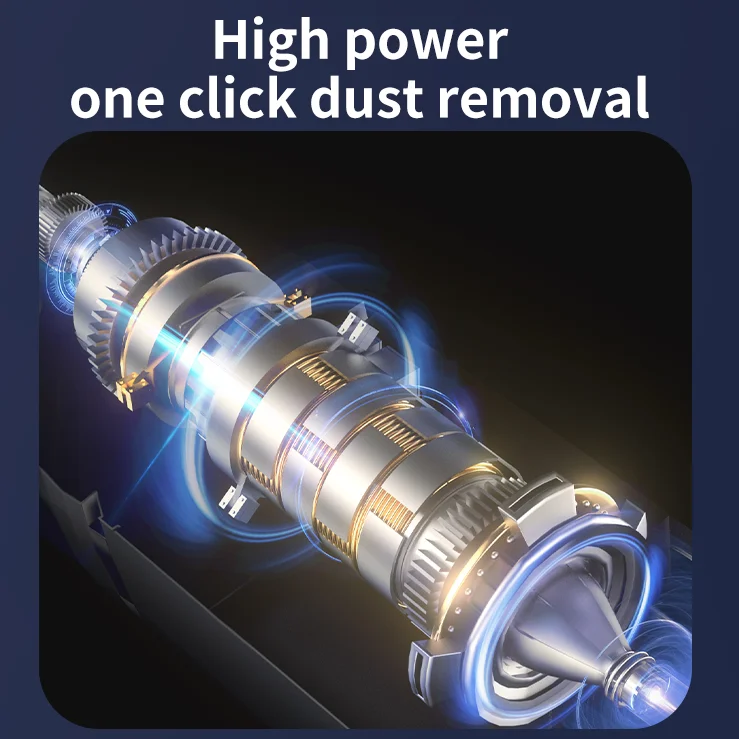 Портативный компактный беспроводной 7000 Электрический автомобильный пылесос 6000 мАч для автомобиля